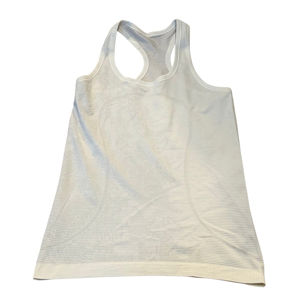 Lululemon Swiftly Tech Racerback Tank CHEESE Size 6 Athleisure Running Workout